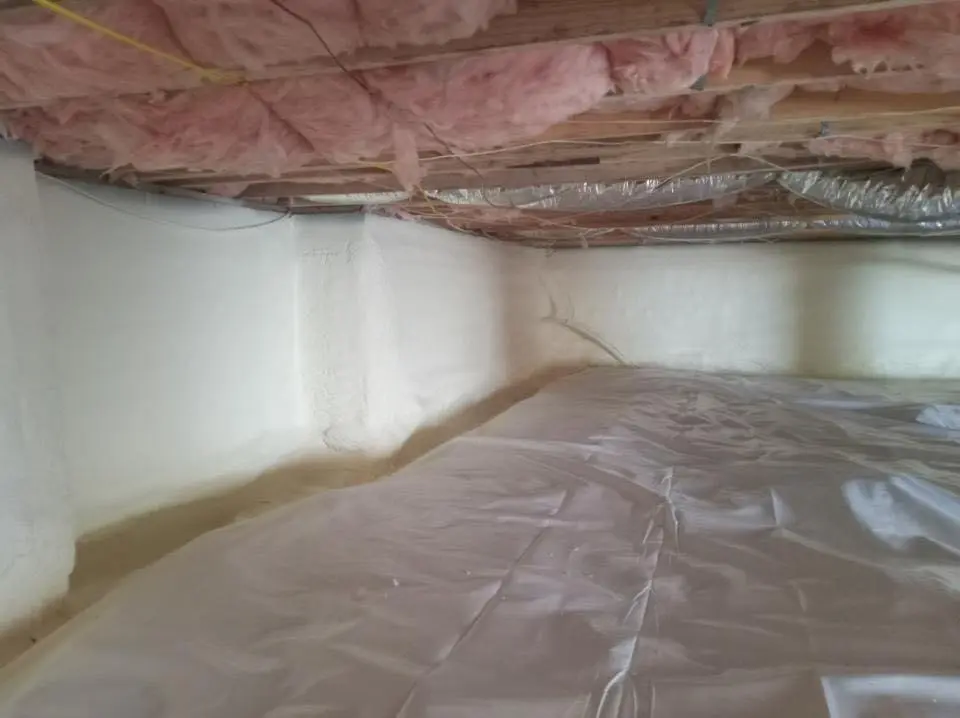 Crawl space encapsulation with closed-cell spray foam for Roof Maintenance in Elizabeth